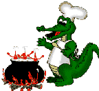 alligator-cooking